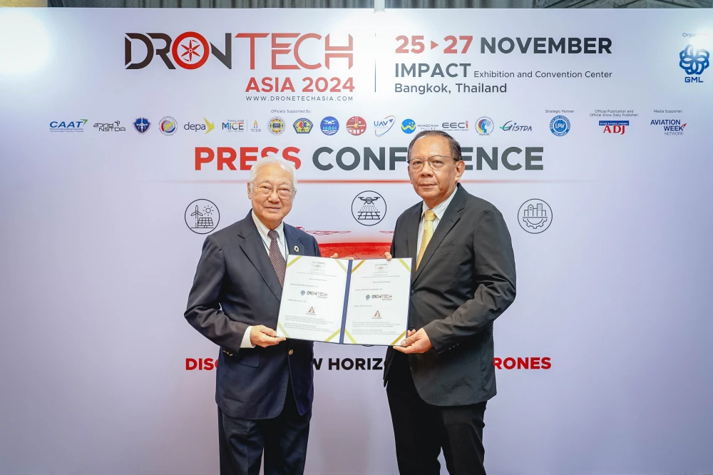RV Connex and GML Exhibition Partner to Launch DronTech Asia 2024, Showcasing Thailand's Drone Industry Potential
